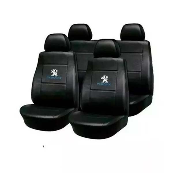 Funda para asiento con logo PEUGEOT negro
