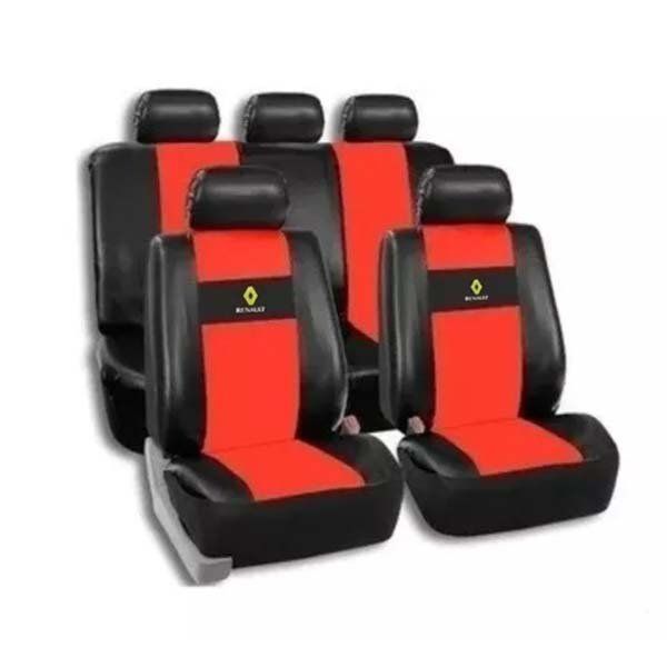 Funda para asiento con logo RENAULT rojo 3