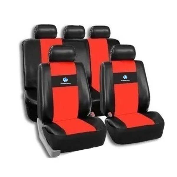 Funda para asiento con logo VOLKSWAGEN rojo