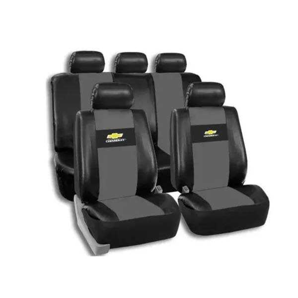 Funda para asiento con logo CHEVROLET gris oscuro