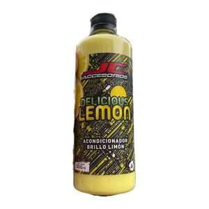 Botella de Acondicionador Plástico Interior JC Accesorios Delicious Lemon 500 ml con brillo intenso y aroma a limón