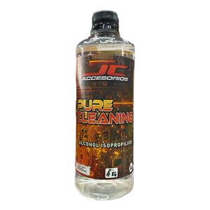 Botella de Alcohol Isopropílico JC Accesorios Pure Cleaning 500 ml para limpieza y preparación de superficies