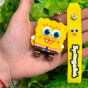 Llavero De Goma 3D Personajes — bob esponja