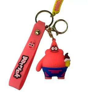 Llavero De Goma 3D Personajes — bob esponja patricio 1