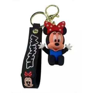 Llavero De Goma 3D Personajes — disney minnie