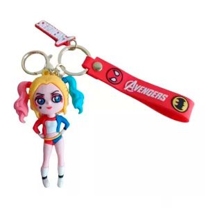 Llavero De Goma 3D Personajes — joker harley queen 1
