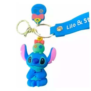 Llavero De Goma 3D Personajes — lilo y stich 1