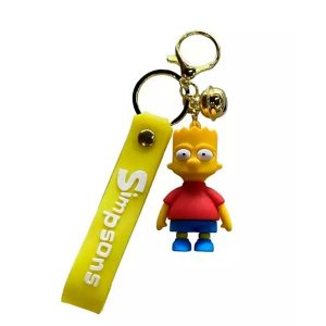 Llavero De Goma 3D Personajes — los simpson bart