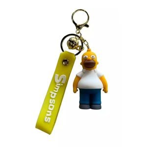 Llavero De Goma 3D Personajes — los simpson homero
