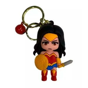 Llavero De Goma 3D Personajes — mujer maravilla 2