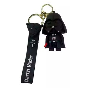 Llavero De Goma 3D Personajes — star wars darth vader