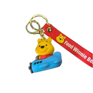 Llavero De Goma 3D Personajes — winnie pooh 3