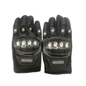 9532 Guantes para Moto con Dedos Completos y Carcasa Metálica Anticorte