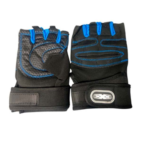 9554-9565 Guantes Deportivos para Moto Azules Talle M o L