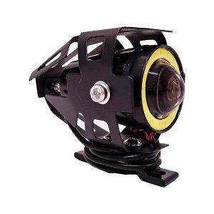 DJ-U510W-A Faro LED Auxiliar con Ojo de Ángel Ámbar y Lupa 12V 10W 2000 Lux