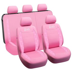 Funda De Asiento Barbie – Rosa Con Detalle Rosa 10 Piezas BBSC010BPP