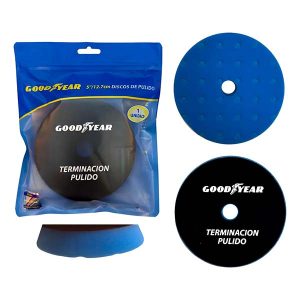 GY-2105 Goodyear Disco de Pulido Fino 5 Pulgadas Azul