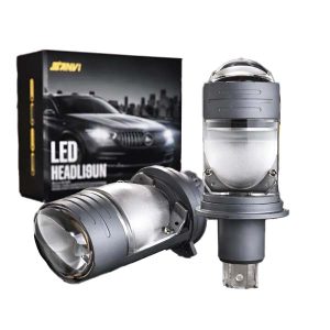 LUPA-SANVIH4 Kit Proyector LED con Lupa H4 Canbus 55W