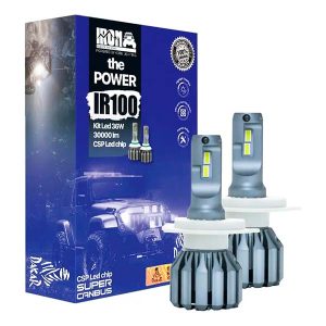IR100-H4 Kit LED IR100 H4 Canbus 30.000 LM 36W Luz Blanca 6500K