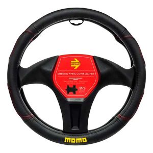 SWCL024BR Cubre Volante Cuero Puro MOMO 38 cm
